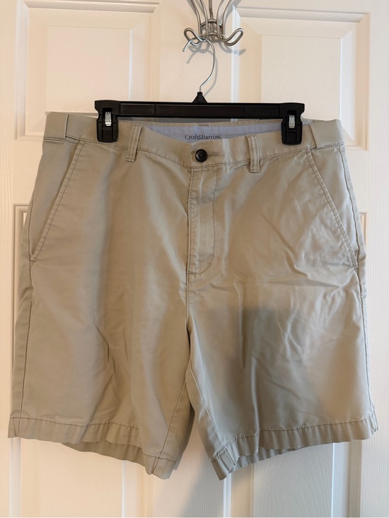 croft & barrow Other - croft & barrow Men’s Tan Flat-Front Casual Shorts